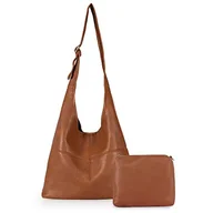 Torebki damskie - Mała torba na ramię crossbody dla kobiet lekka torba typu bucket klasyczna mini torebka na ramię stylowa, Klasyczny - brązowy, Szyk - miniaturka - grafika 1