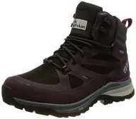 Buty trekkingowe damskie - Jack Wolfskin Damskie buty trekkingowe Force Striker Texapore MID W, Phantom/Pink, 43 EU, Phantom Pink, 43 EU - miniaturka - grafika 1