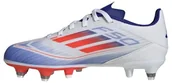 Piłka nożna - adidas Buty piłkarskie F50 League Firm Ground do piłki nożnej, FTWR Białe/Solar Red/Lucid Blue, 35, Ftwr White Solar Red Lucid Blue, 35 EU - miniaturka - grafika 1