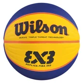 Koszykówka - Wilson, Piłka do koszykówki, Fiba 3x3 Repilca Basketball WTB1033XB, rozmiar 6 - miniaturka - grafika 1