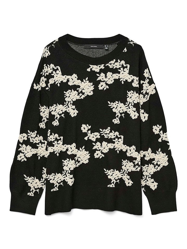 Vero Moda Sweter w kolorze czarnym