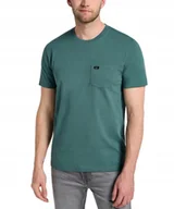 Koszulki męskie - T-shirt Lee POCKET TEE 112355581 Evergreen L - miniaturka - grafika 1