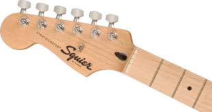 Squier Sonic Stratocaster Left-Handed Maple Fingerboard White Pickguard Black - Gitary elektryczne - miniaturka - grafika 2