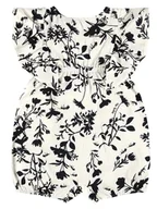 Rampersy - Dziewczęcy rampers biały Up Baby - miniaturka - grafika 1