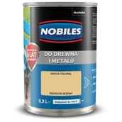 Emalie - Farba ftalowa do drewna i metalu Ftalonal Beżowy 0,9 l Nobiles - miniaturka - grafika 1