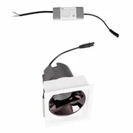 Lampy ogrodowe - Lampa podtynkowa z zasilaczem i modułem LED SPILIO H190.03 + HM190 4000K + SPILIO HT190 DIM Maxlight LED 10W 4000K IP65 czarna biała - miniaturka - grafika 1