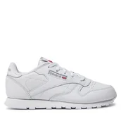 Buty dla chłopców - Sneakersy Reebok Classic Leather 50172 Biały - miniaturka - grafika 1
