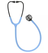 Urządzenia medyczne - Stetoskop Littmann Classic III 5959 Stetoskop internistyczny Mirror-Finish, przewód błękitny, trzonek smoke, lira smoke - miniaturka - grafika 1
