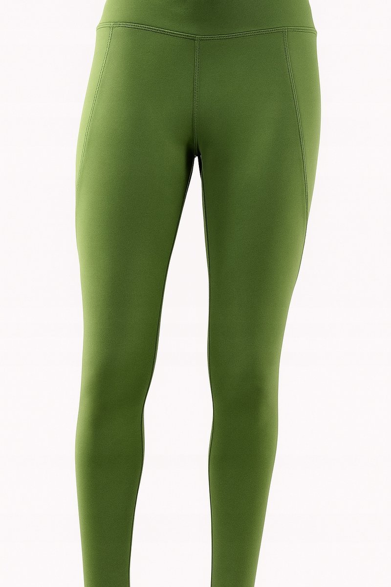 Reebok legginsy damskie zielone XS/S Yoga HR Rib Tight IA3309