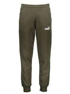 Puma Spodnie dresowe "C- PMA ESS" w kolorze khaki - Spodnie sportowe damskie - miniaturka - grafika 1