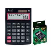 Kalkulatory - TOOR Kalkulator dwuliniowy 10-pozyc TR-2429DB-K - miniaturka - grafika 1