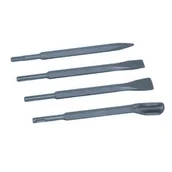 Dłuta - DEDRA Zestaw dłut SDS PLUS 250 mm do betonu szpicak płaskie 20 mm płaskie 40 mm bruzdownica 22 mm - miniaturka - grafika 1