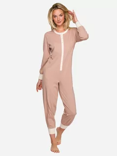 Piżamy damskie - Kombinezon od piżamy LaLupa LA124 1223102 S Nude (5903887690379) - grafika 1