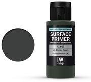 Akcesoria i części modelarskie - Vallejo Surface Primer / Podkład Akrylowy U.K. Bronze Green 60 ml - miniaturka - grafika 1