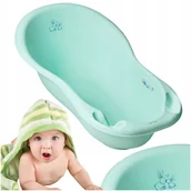Wanienki dla dzieci - WANIENKA DLA DZIECKA TEGA BABY 2w1 WANNA KOLOR MIĘTOWY DUŻA 102 cm + KOREK - miniaturka - grafika 1