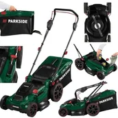 Kosiarki - Parkside kosiarka akumulatorowa Prma 40 Li D2 40cm kosz 50L - miniaturka - grafika 1