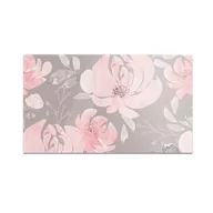 Deski do krojenia - Szklana deska do krojenia HOMEPRINT Malowane różowe kwiaty 60x52 cm - miniaturka - grafika 1