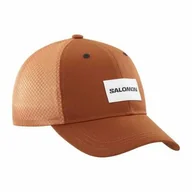 Czapki i chusty sportowe damskie - Czapka Salomon Trucker Burnt Henna / Burnt Ochre - miniaturka - grafika 1