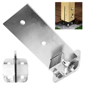 Inne mocowania - Podstawa Słupa Drewnianego Przykręcana 100X200 Puw100 - miniaturka - grafika 1