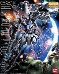 Bandai, Model plastikowy Gundam Gunpla, Mg 1/100 delta plus - Figurki dla dzieci - miniaturka - grafika 1