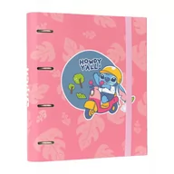 Szkolne artykuły papiernicze - Disney Stitch - Segregator A4 (4 ringi, gumka) - miniaturka - grafika 1