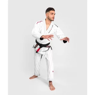 Kimona, stroje i obuwie - Venum Kimono Gi Do Bjj Jiu Jitsu Reorg White Białe - grafika 1