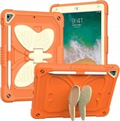 Etui do tabletów - Etui Obudowa Pokrowiec na Tablet iPad 6/5 9.7 Cala z Podpórką Pomarańczowy - miniaturka - grafika 1