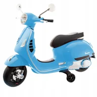 Pojazdy elektryczne dla dzieci - Skuter Elektryczny Vespa Piaggio 801 Blue JACK 3,5mm Muzyka Aku - miniaturka - grafika 1