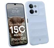 Etui i futerały do telefonów - Bizon Pancerne Tur do Xiaomi Redmi 15C 4G / 5G / POCO C85 4G Jasnoniebieski - miniaturka - grafika 1