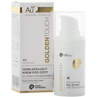 INVEX REMEDIES INVEX REMEDIES ODMŁADZAJĄCY KREM POD OCZY ZE ZŁOTEM MONOJOWNOWYM 30ML IR130 - Żele i maści lecznicze - miniaturka - grafika 1