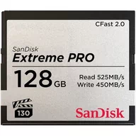 Karty pamięci - SanDisk CFast 2.0 128GB Extreme PRO VPG 130 525/450 MB/s - miniaturka - grafika 1