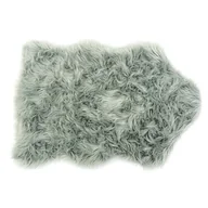 Dywany - Dywan Sztuczne Futro 60 x 90 cm szary - miniaturka - grafika 1