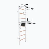 Wyposażenie sportowe i gimnastyczne - Drabinka gimnastyczna BenchK 222W white matte/oak WYSYŁKA W 24H 30 DNI NA ZWROT - miniaturka - grafika 1