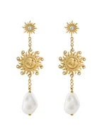 Kolczyki - Guess Kolczyki JUBE05 087JW Złoty - miniaturka - grafika 1