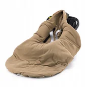 Otulacze - Kocyk otulacz do fotelika Cotton 125x50 MAKASZKA - miniaturka - grafika 1