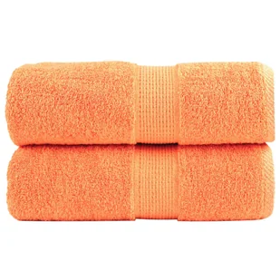 vidaXL Ręczniczki premium, 2 szt., pomarańczowe, 30x30 cm, 600 g/m2 - Ręczniki - miniaturka - grafika 1