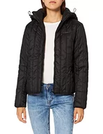 Kurtki damskie - G-STAR RAW Damska kurtka Meefic Vertical Quilted, Czarny (Dk Black B958-6484), S - miniaturka - grafika 1