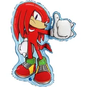 Balony i akcesoria - Balon Foliowy Sonic - Knuckles, 26 cali, 50x54 cm, Grabo - miniaturka - grafika 1