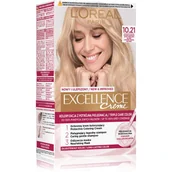 Farby do włosów i szampony koloryzujące - Loreal Excellence Creme 10.21 Bardzo bardzo jasny perłowy blond - miniaturka - grafika 1