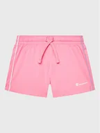 Spodenki damskie - Champion Szorty sportowe 404669 Różowy Regular Fit - miniaturka - grafika 1