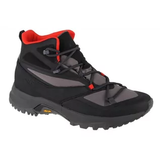 Buty sportowe męskie - Buty 4F Dust Trekking Boots M AW22FOTSM006-22S czarne - grafika 1