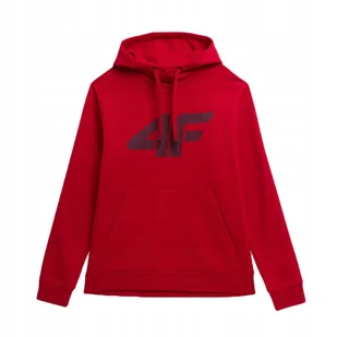 4F Bluza Męska Z Kapturem Tswsm353 Czarna Xxl - Bluzy męskie - miniaturka - grafika 1