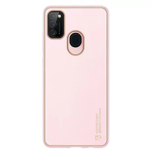 Dux Ducis Yolo eleganckie etui pokrowiec ze skóry ekologicznej Samsung Galaxy M30s różowy - Etui i futerały do telefonów - miniaturka - grafika 1