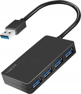 HUB USB LogiLink LogiLink USB 3.2 HUB 4-port, Gen1 schwarz - Huby USB - miniaturka - grafika 1