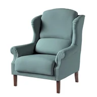 Fotele - Dekoria pl pl Fotel Unique eukaliptusowy błękit 85 × 107 cm Cotton Panama 185-702-40 - miniaturka - grafika 1