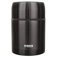 Akcesoria do oczyszczaczy i nawilżaczy powietrza - Termos obiadowy NOVEEN TB945 Black Transparent 600 ml - miniaturka - grafika 1