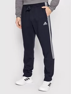 Spodnie Dresowe Adidas 3 Stripe Pant Legink GK8977 L Granatowe (4062065226449 _EU) - Spodnie sportowe męskie - miniaturka - grafika 1