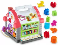 Zabawki interaktywne dla dzieci - Interaktywny Sorter Domek Klocki I Pianinko Liczby - miniaturka - grafika 1