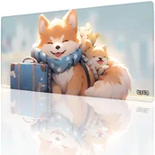 Podkładki pod mysz - PODKŁADKA POD MYSZKĘ XXL Słodka Podróż 90x40 TILT Prezent Na biurko XXL - miniaturka - grafika 1