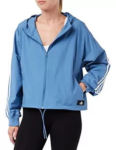 adidas Bluza damska W Fi Wv JKT, Altered Blue, XS - Bluzy damskie - miniaturka - grafika 1